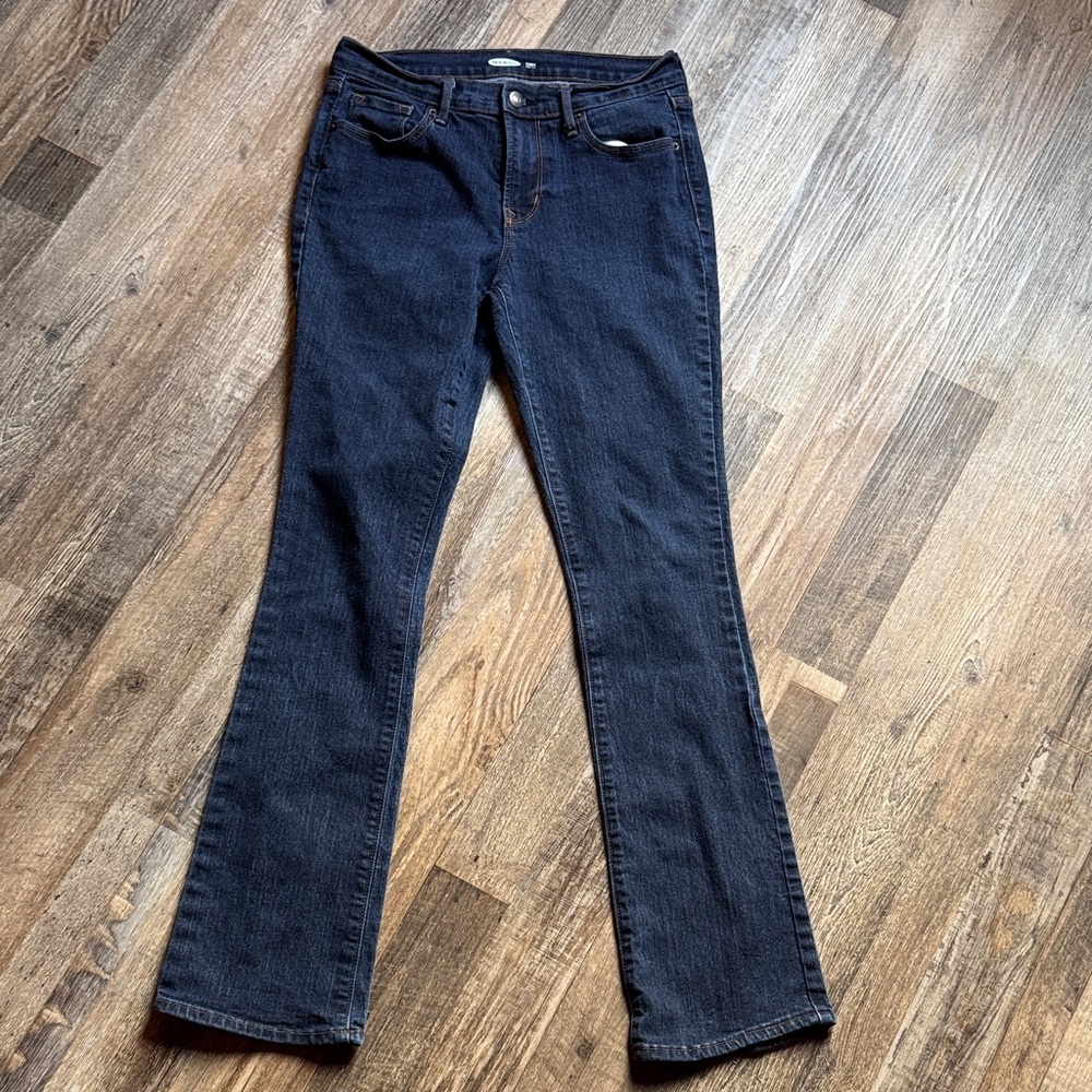 Old Navy Navy Bootcut Stretch Jeans